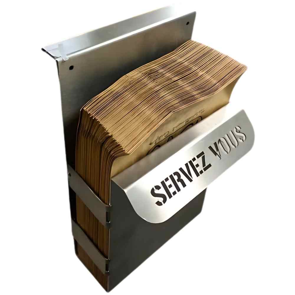 T000069 - PORTE SACHETS KRAFT INOX